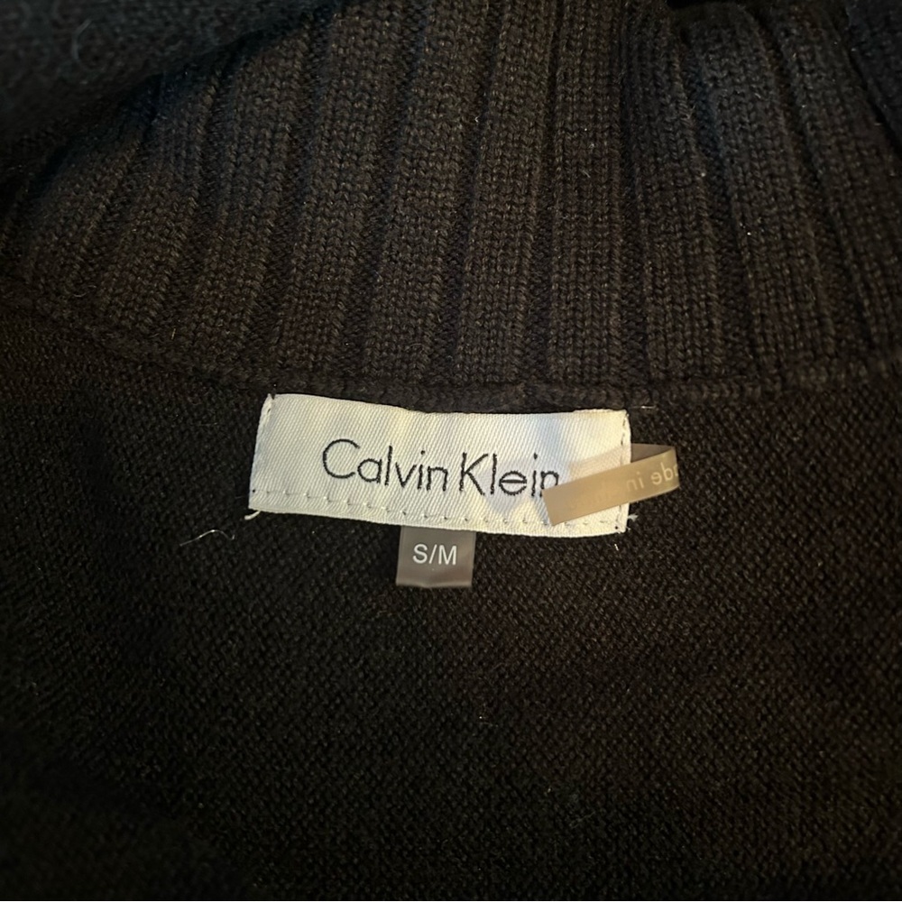EUC Calvin Klein Tunic/Poncho Sweater - Sz S/M - Picture 9 of 10
